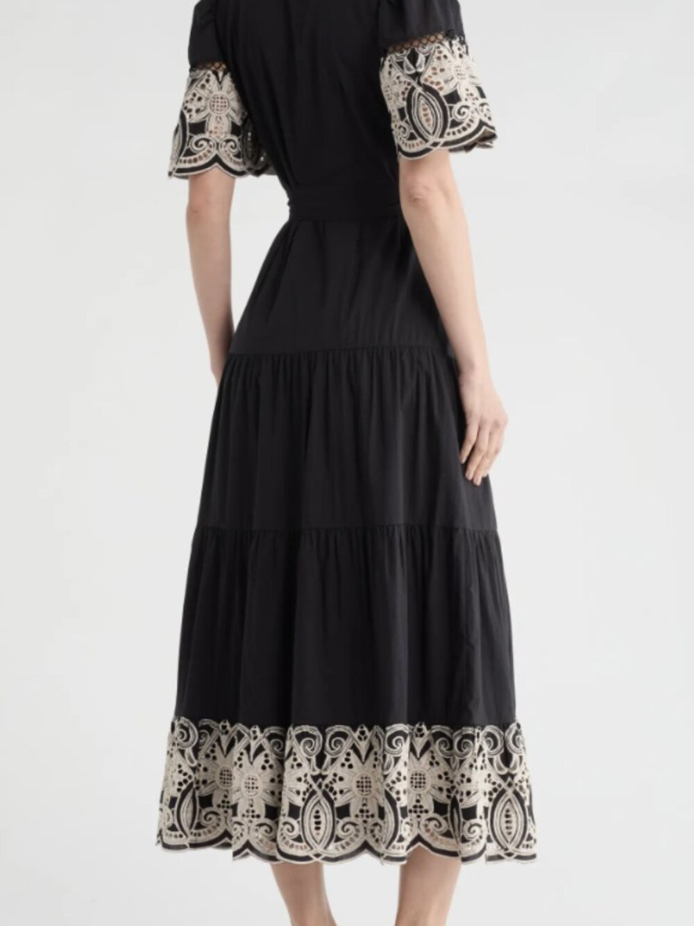 Love x Design NWOT $128 Southampton Embroidered Maxi Shirtdress - Picture 2 of 8